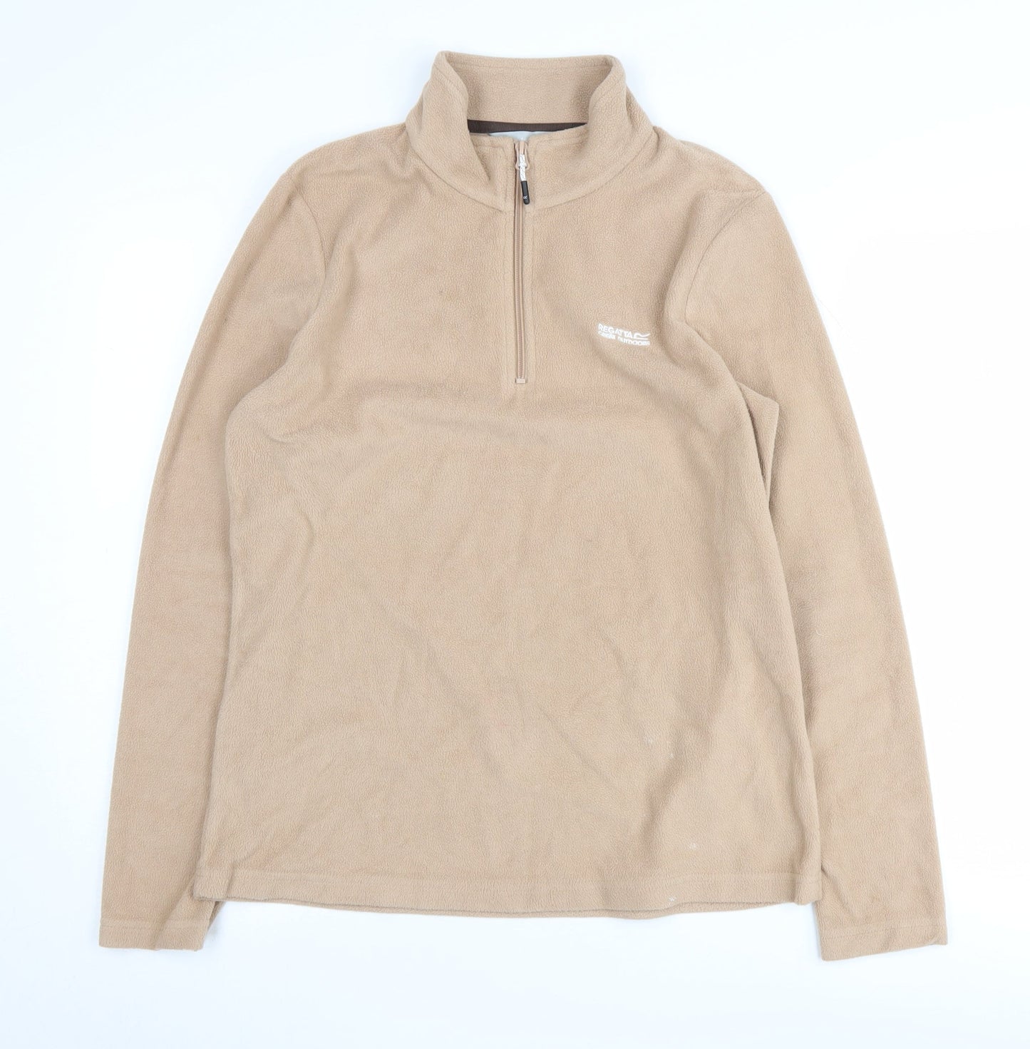 Regatta Women's Beige Fleece Pullover Sweatshirt, Size 12