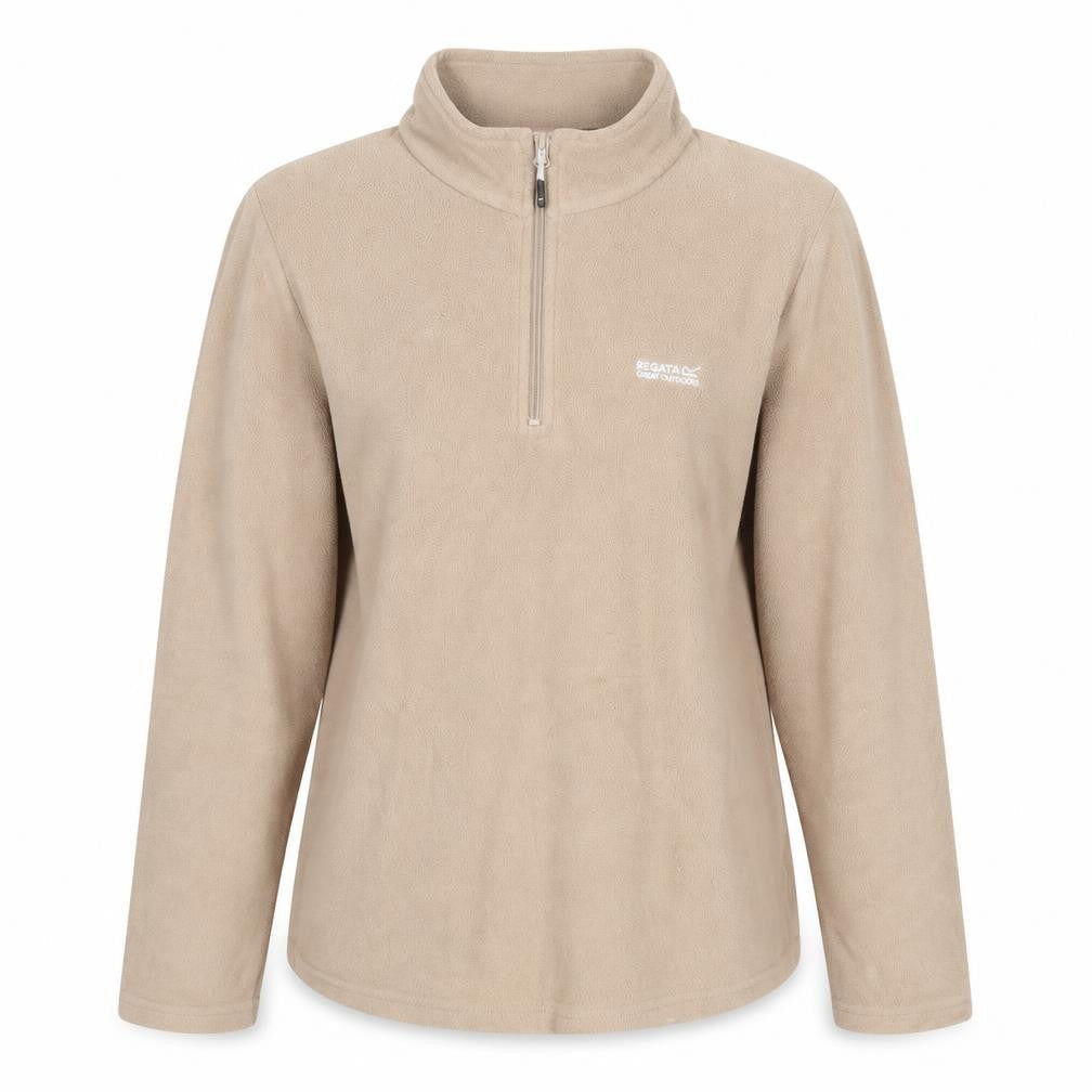 Regatta Women's Beige Fleece Pullover Sweatshirt, Size 12