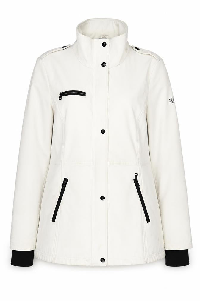 Jessica Simpson Women's White Zip Jacket, L, Casual Wear