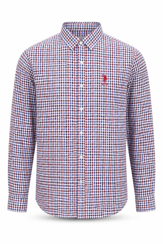U.S. Polo Assn. Men's Multicoloured Check Shirt