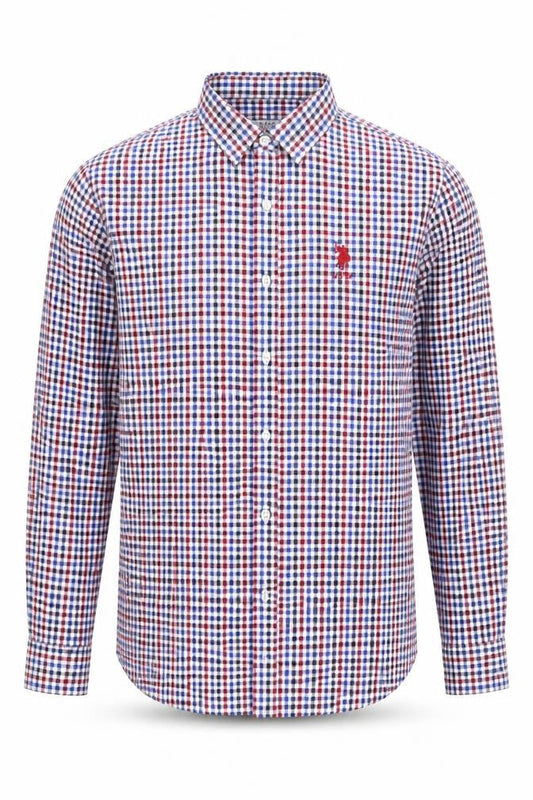 U.S. Polo Assn. Men's Multicoloured Check Shirt