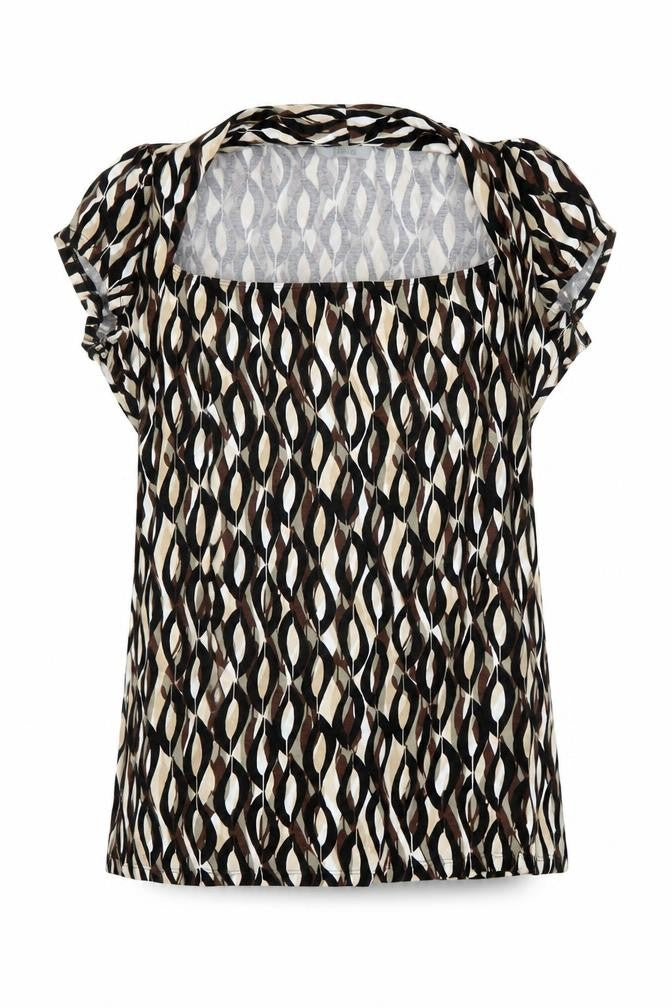 Marks & Spencer Women's Multicoloured Geometric Blouse, Size 16