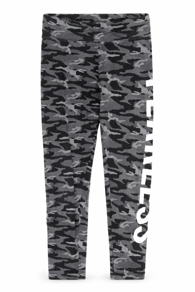 Golddigga Women's Grey Camo Activewear Leggings Size 10