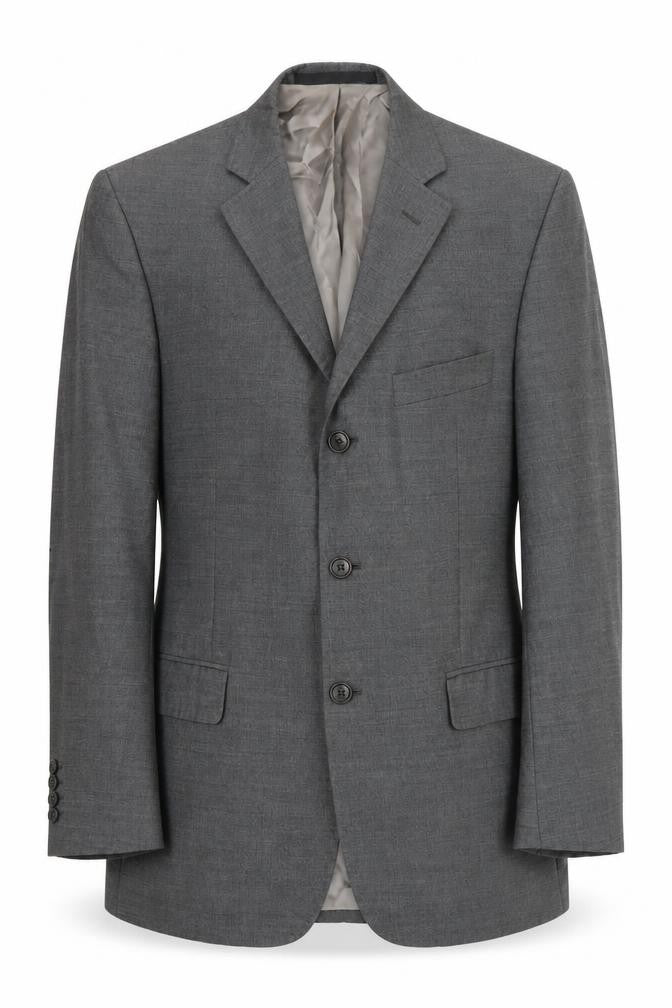 Marks & Spencer Men's Grey Medium Wool Suit Jacket 40R
