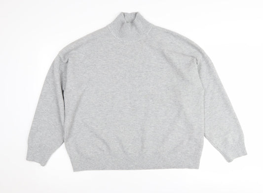 Marks and Spencer Grey High Neck Women's Large Jumper