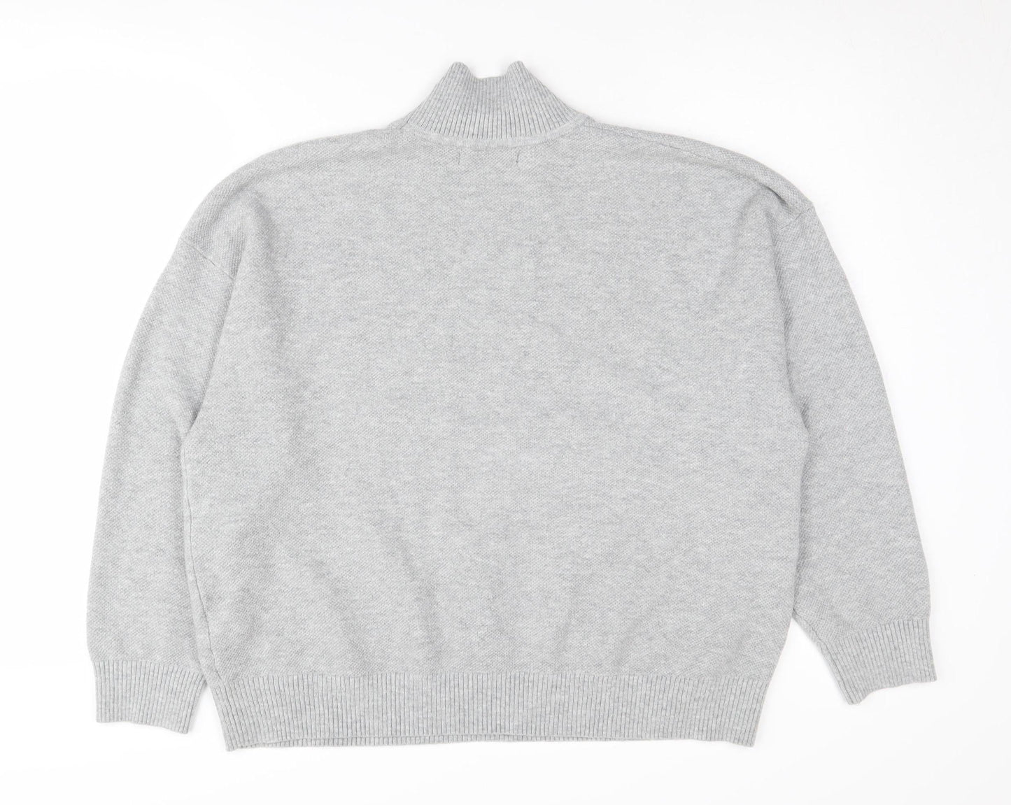 Marks and Spencer Grey High Neck Women's Large Jumper