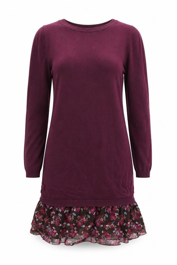 Next Women's Purple Jumper Dress Size 8
