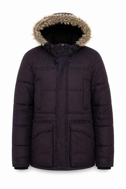 Next Women's Black Puffer Jacket S with Hood