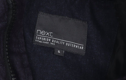 Next Women's Black Puffer Jacket S with Hood