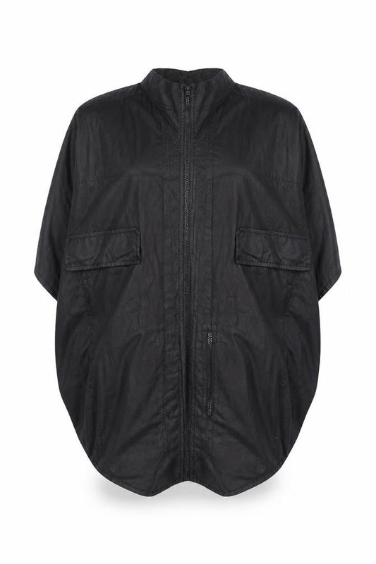 Front view of French Connection Women's Black Anorak Jacket L