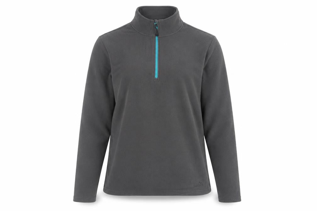 Peter Storm Unisex Grey 1/4 Zip Fleece Sweatshirt 16