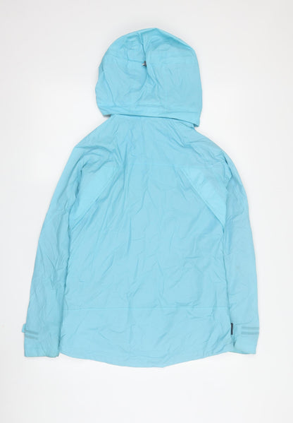 TOG24 Women's Blue Waterproof Parka Jacket, Size S