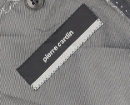 Pierre Cardin Men's Grey Striped Blazer 40S