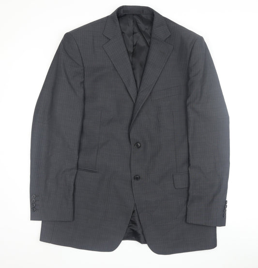 Marks & Spencer Men's Black Blazer, 44L Business Jacket