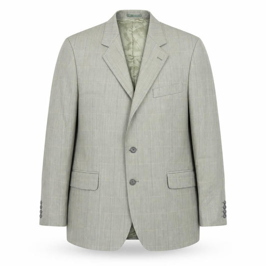 Magee Men's Grey Check Blazer 44S Single-Breasted