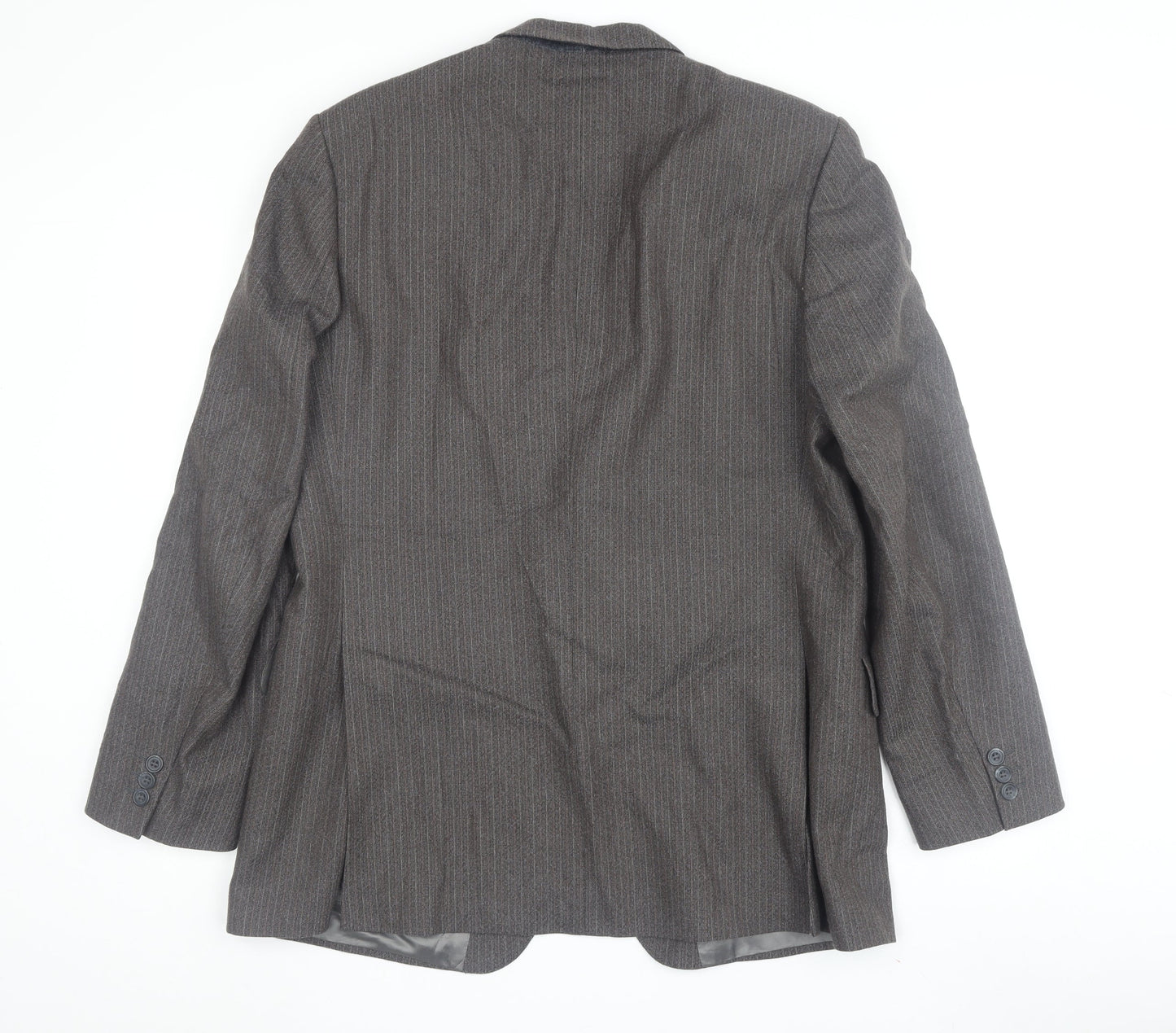 Charles Hobson Mens Brown Striped Blazer 42R Classic Jacket