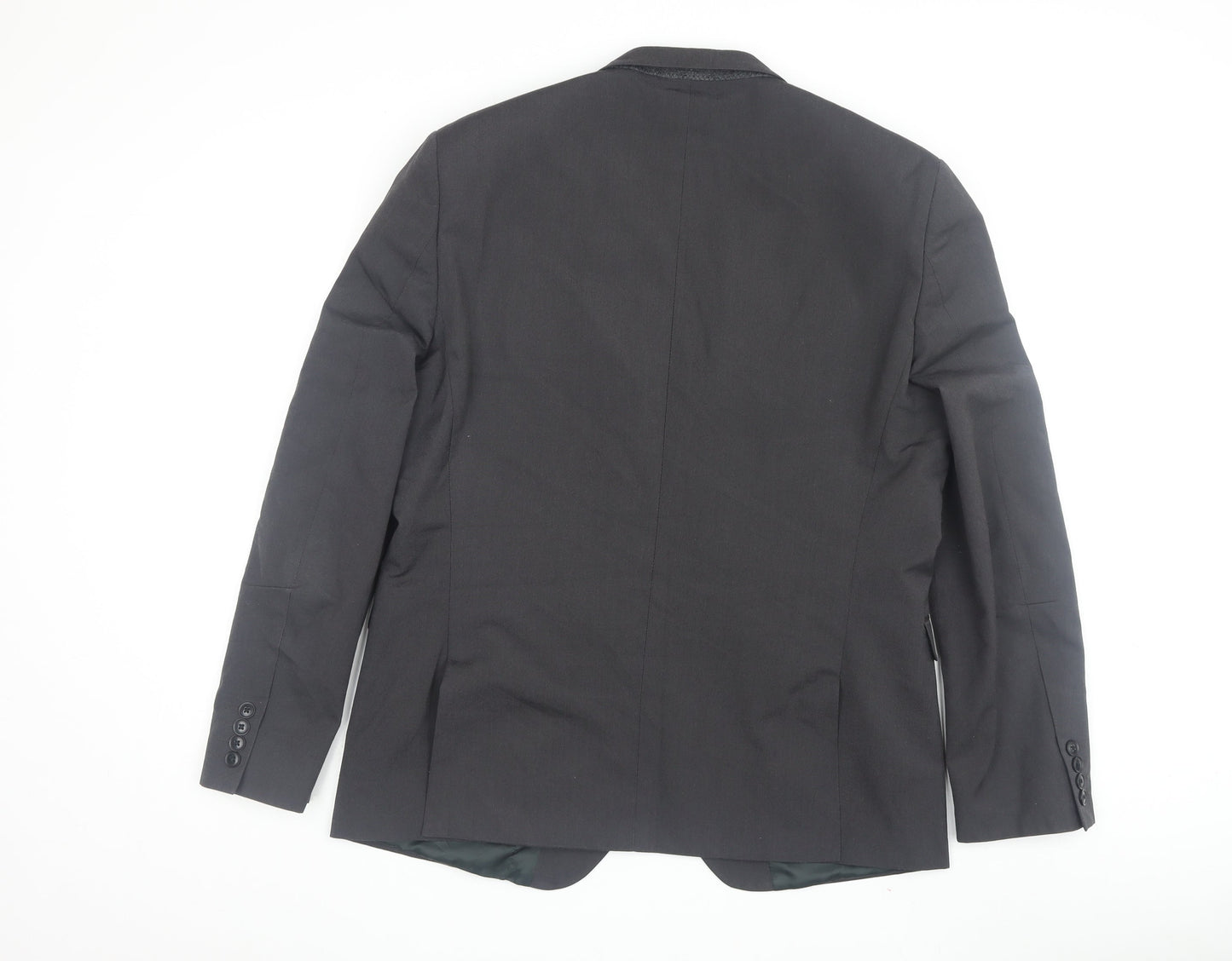 Next Men's Grey Slim Fit Blazer, Size 44, Formal Jacket