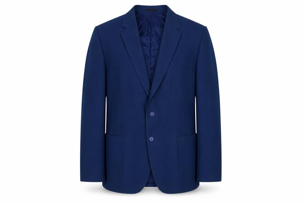 John Lewis Men's Blue Blazer, Size 42, Notch Lapel