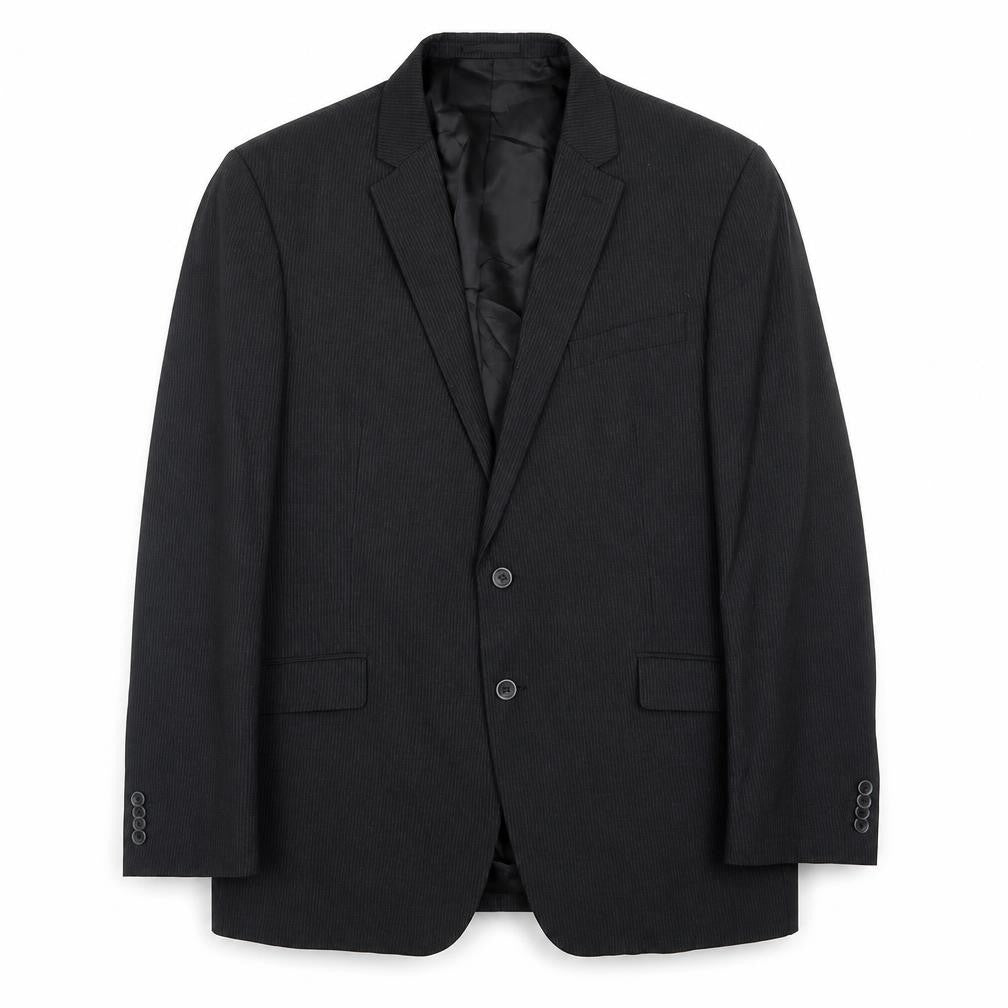 Kenneth Cole Reaction Black Blazer Men's 48L