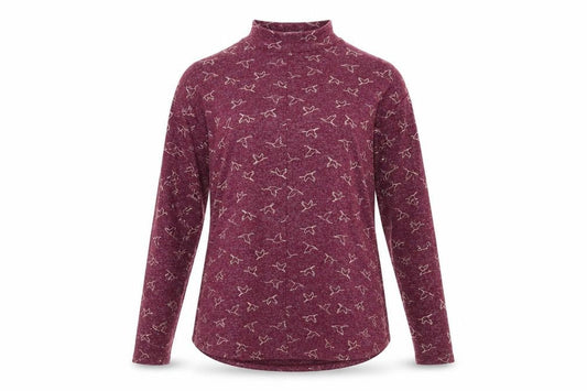 Marks and Spencer Women's Purple Animal Print Blouse