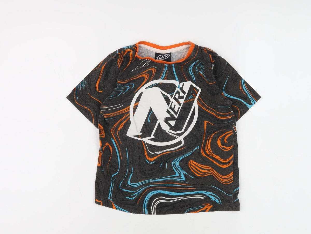 Additional front view of TU boys’ black graphic print t-shirt -, size 11-12, yrs