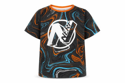 Front view of TU boys’ black graphic print t-shirt -, size 11-12, yrs