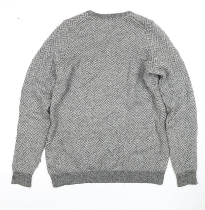 Marks & Spencer Men's Grey Pullover Jumper S