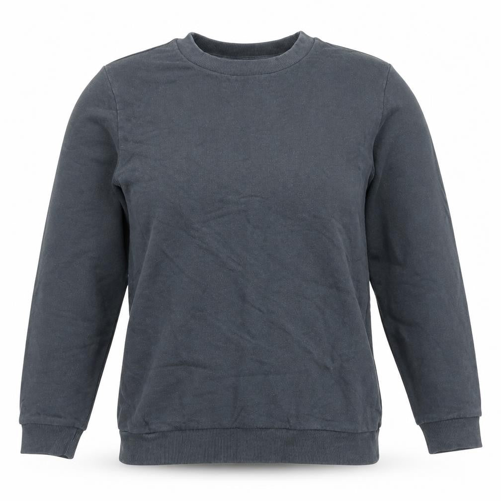 Topshop Women's Black Size 6 Crew Neck Sweatshirt