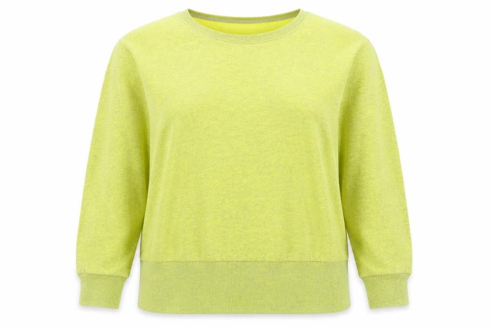 Topshop Women's Green Crew Neck Sweatshirt, Size 8