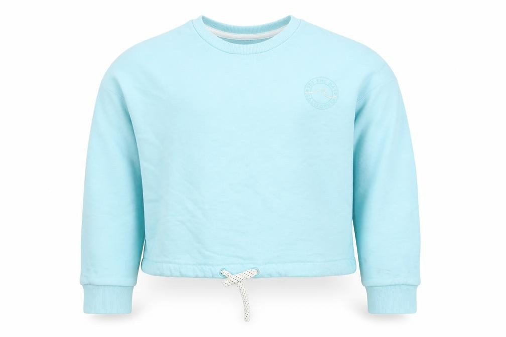 Marks & Spencer Girls Blue Sweatshirt, Size 9 Years, Crew Neck