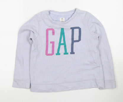 Gap Womens Multicoloured Logo Sweatshirt L