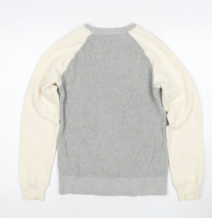 Abercrombie & Fitch Kids Boys Grey Pullover Jumper Size 13-14 Years