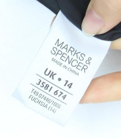Marks & Spencer Pink Women's Size 14 Coat
