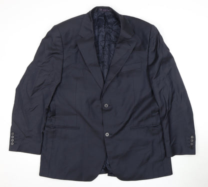 F.lli Cerruti Men's Blue Blazer Regular Fit 44