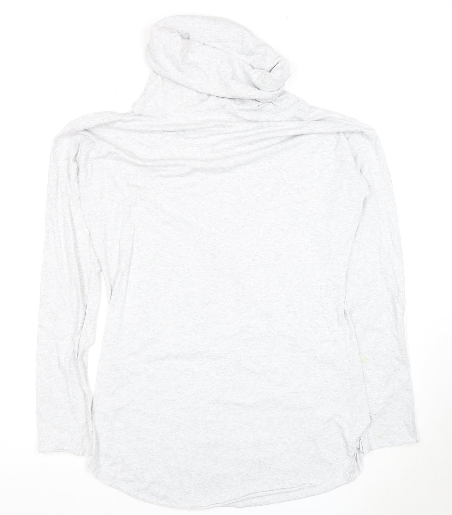 Splash Women's White Cowl Neck Long Sleeve Top M