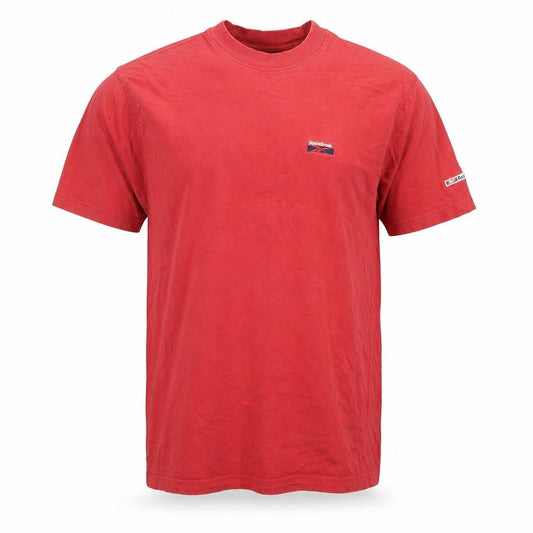 Reebok Men's Red Small Crew Neck T-Shirt