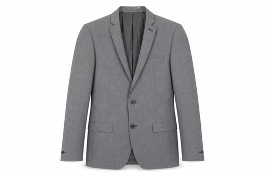 Red Herring Men's Grey Blazer, Size 38, Regular Fit