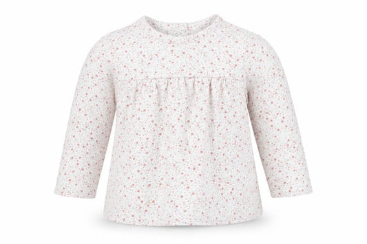 The Little White Company Unisex Baby Floral Blouse 0-3M