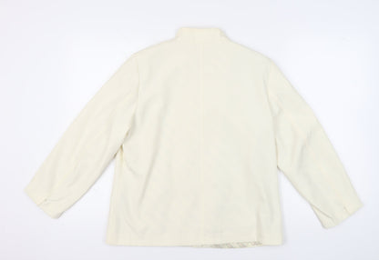 Klass Collection Women's Ivory Jacket Size 14