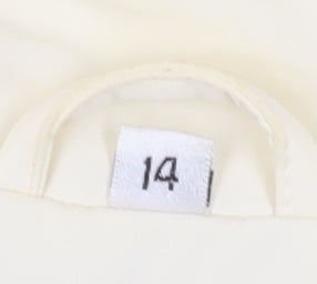 Klass Collection Women's Ivory Jacket Size 14