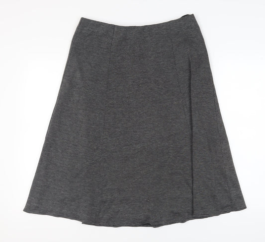 Marks and Spencer Women's Grey A-Line Long Skirt Size 12