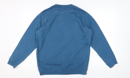James Pringle Men's Blue Pullover Sweatshirt - L