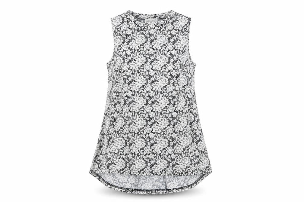 Apricot Women's Floral Lace Sleeveless Blouse, Size 10