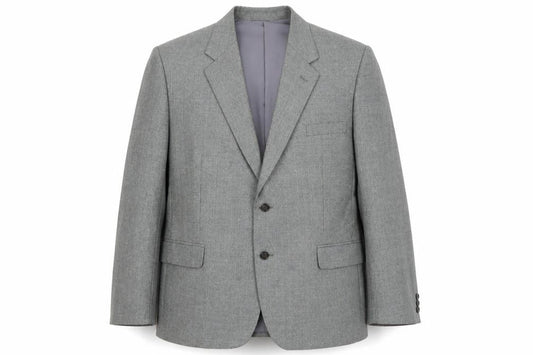 Dunn & Co Grey Men's Blazer Size 46, Short, Classic Style