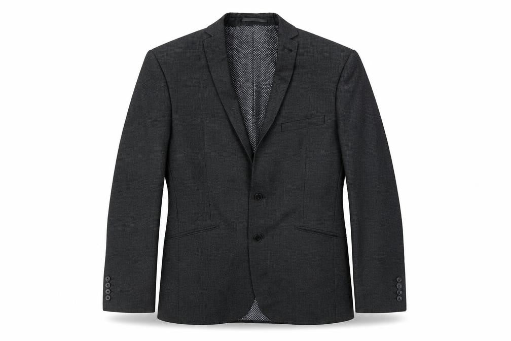 Limehaus Men's Black Blazer, Size 40, Long Jacket