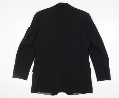 Next Men's Black Blazer 40R Regular Jacket
