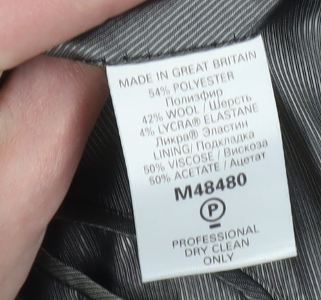 Next Men's Black Blazer 40R Regular Jacket