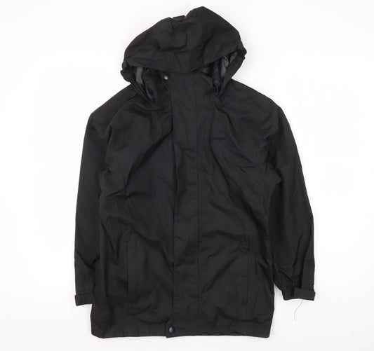 Hi Gear Boys Black Parka Jacket 9-10 Years Waterproof Hooded