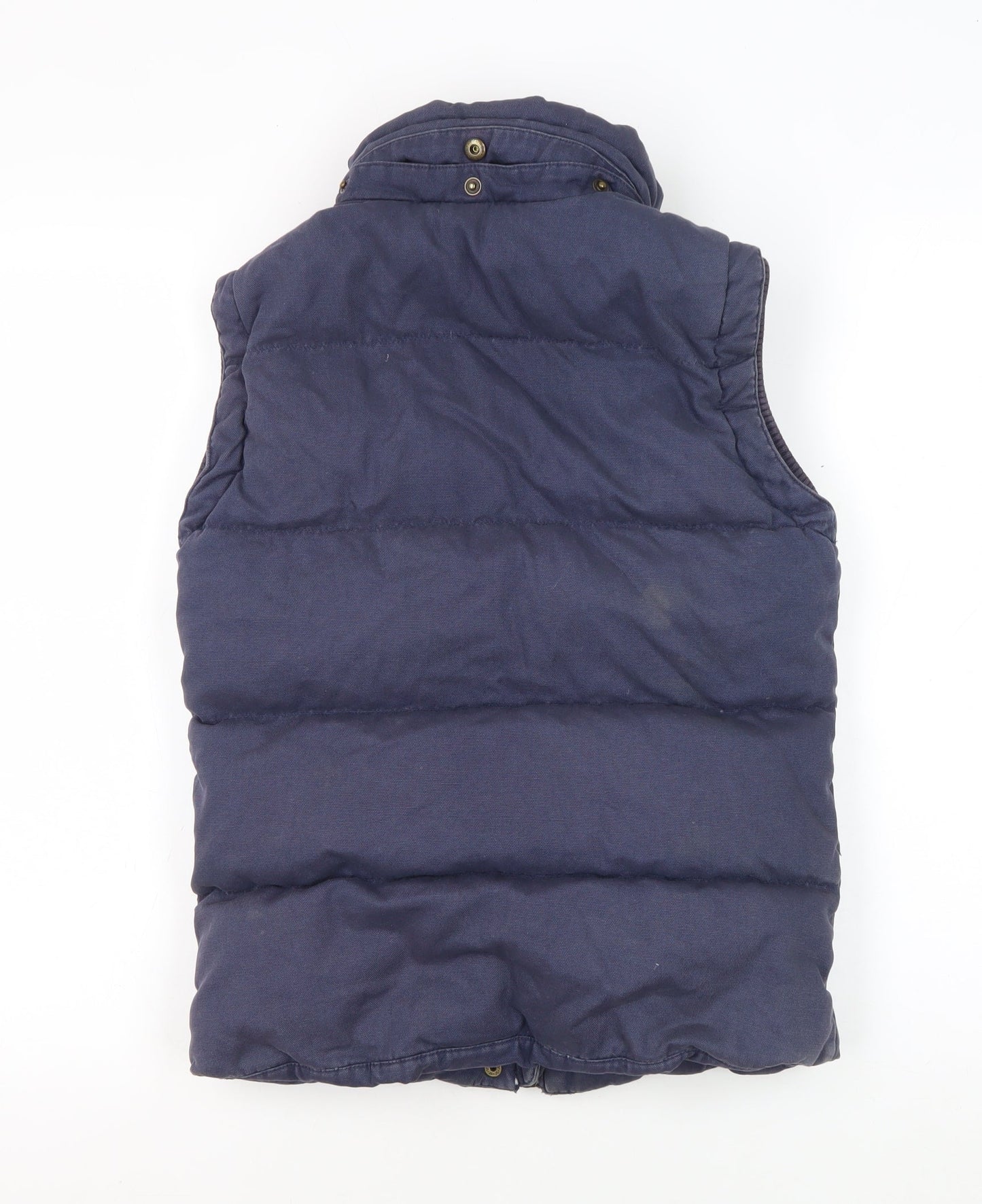 Jack Wills Women's Blue Waistcoat, Size 10, Casual Padded Style