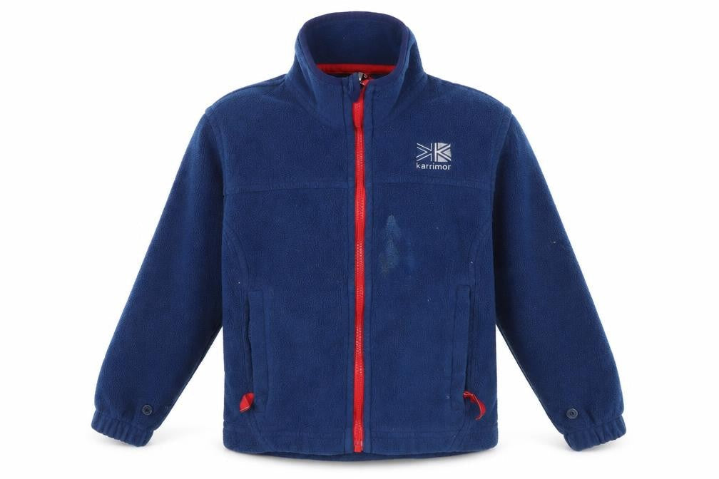 Karrimor Boys Blue Fleece Jacket 7-8 Years with Full Zip